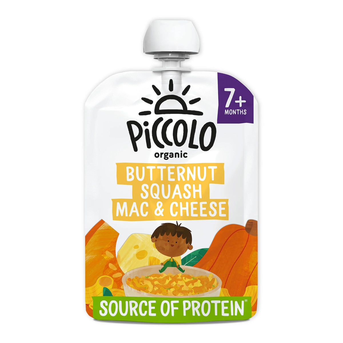 Organic Squash Macaroni & Cheese Meal by PICCOLO