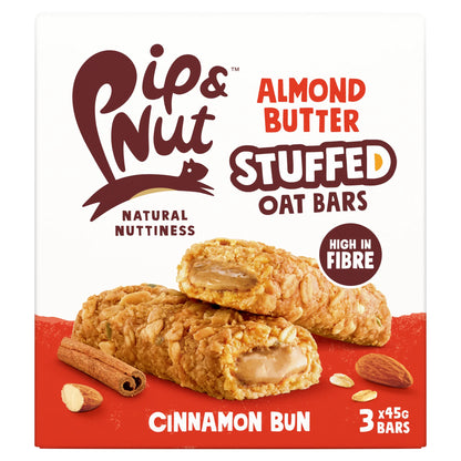 Almond Butter Stuffed Oat Bar by Pip & Nut