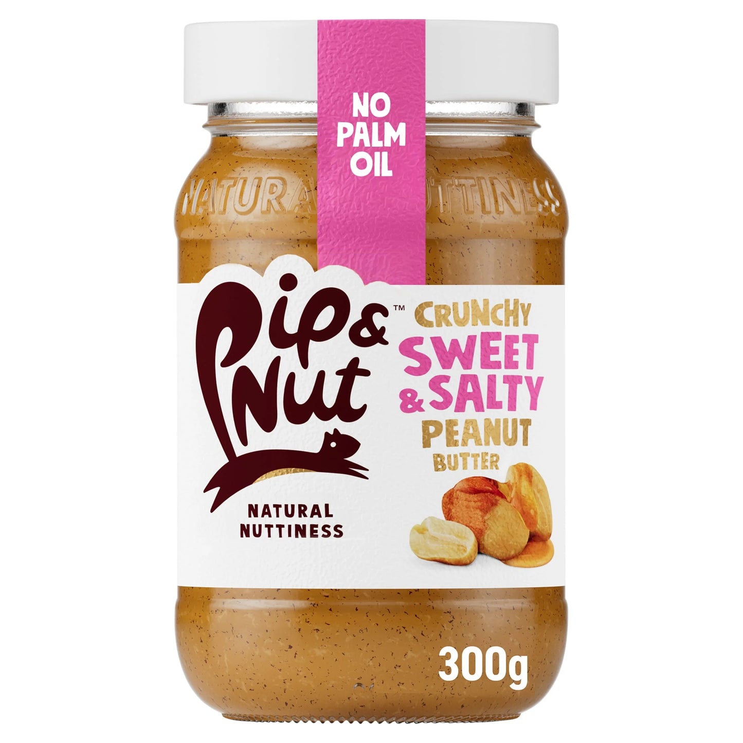 Crunchy Sweet & Salty Peanut Butter by Pip & Nut