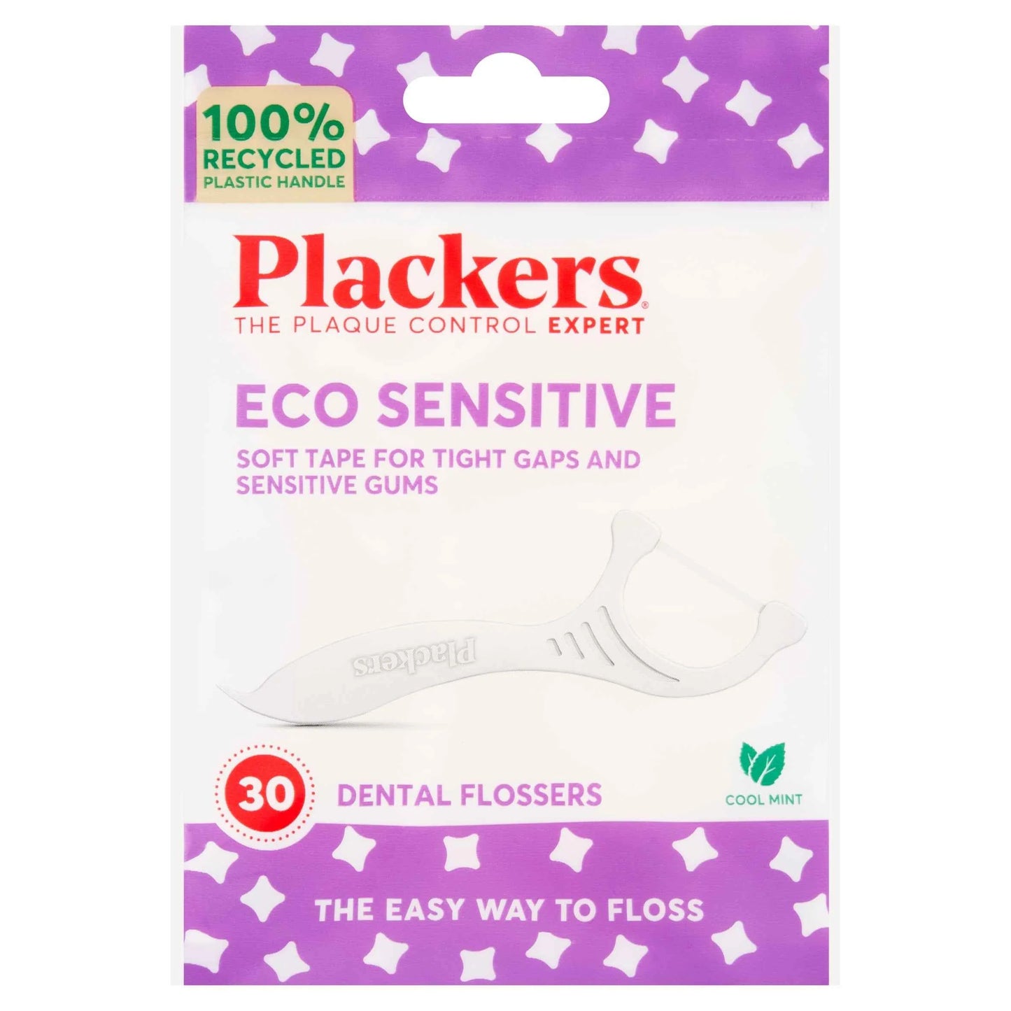 30 Eco Sensitive Dental Flossers by PLACKERS