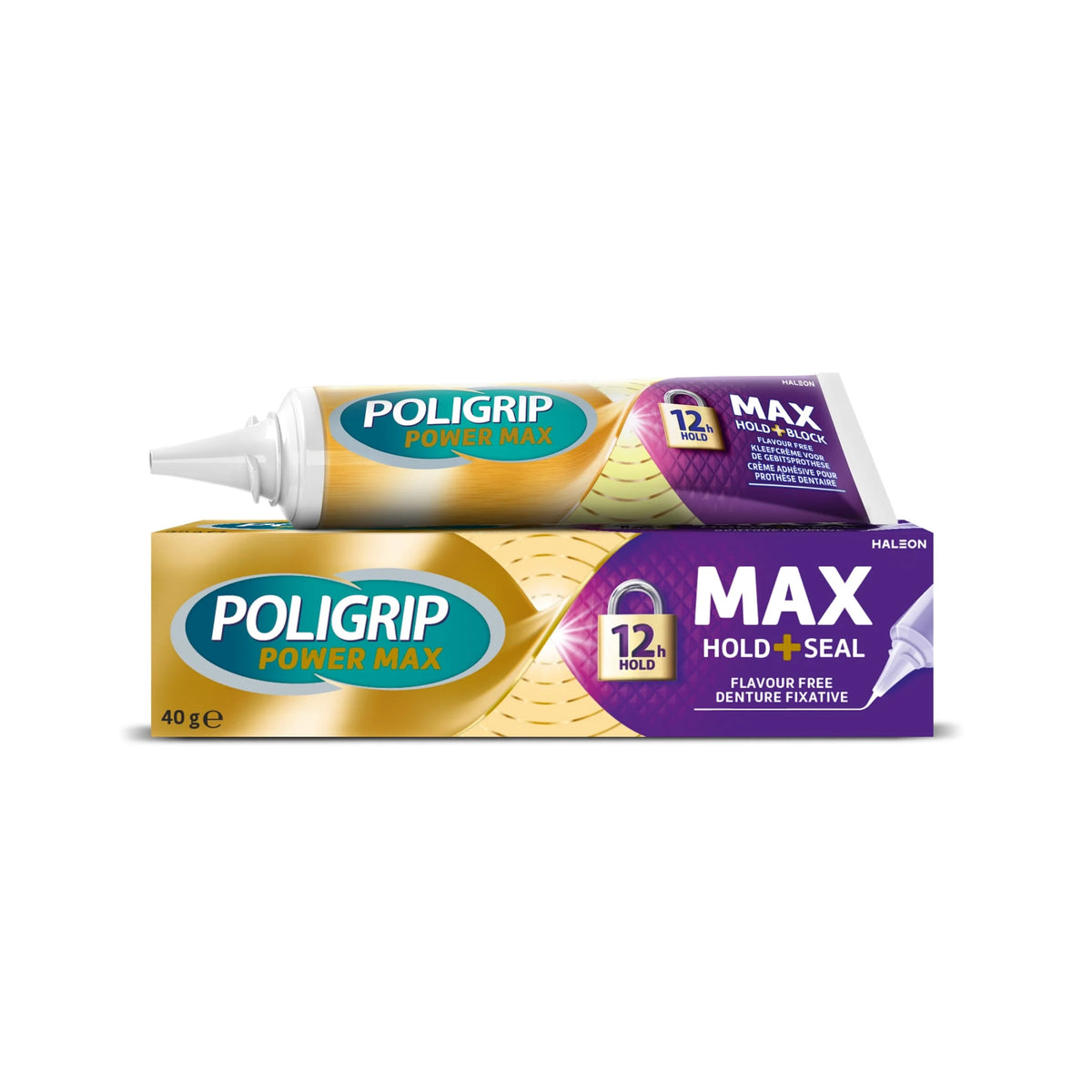 Denture Adhesive Max Hold And Seal by POLIGRIP