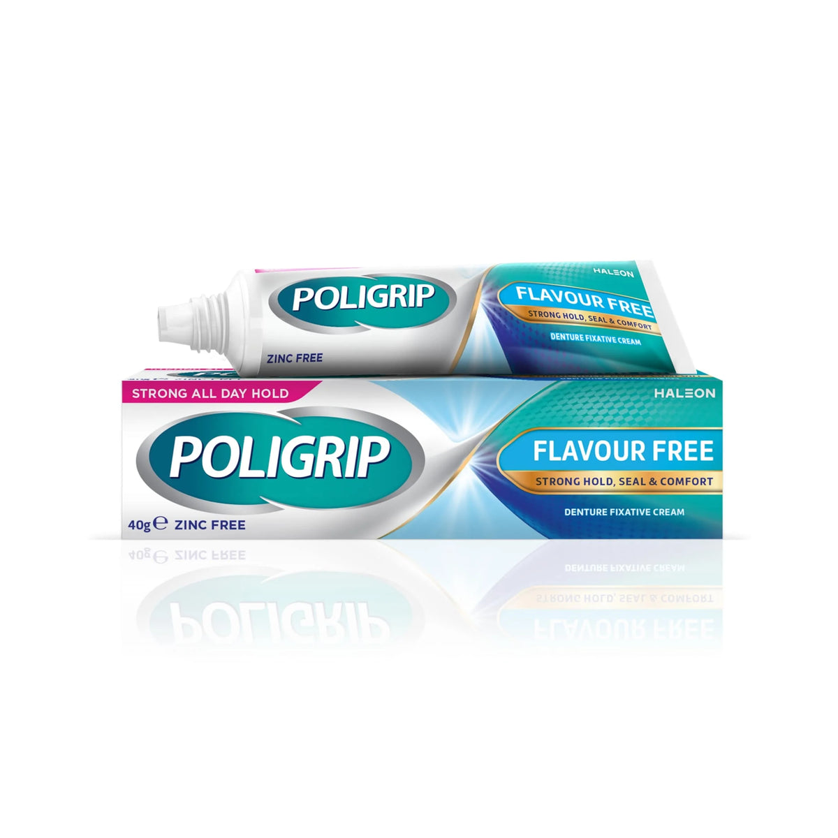 Flavour Free Denture Fixative Cream by POLIGRIP