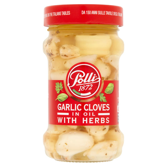 Garlic Cloves In Oil With Herbs 190g by POLLI