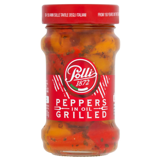 Grilled Peppers In Oil 190g by POLLI
