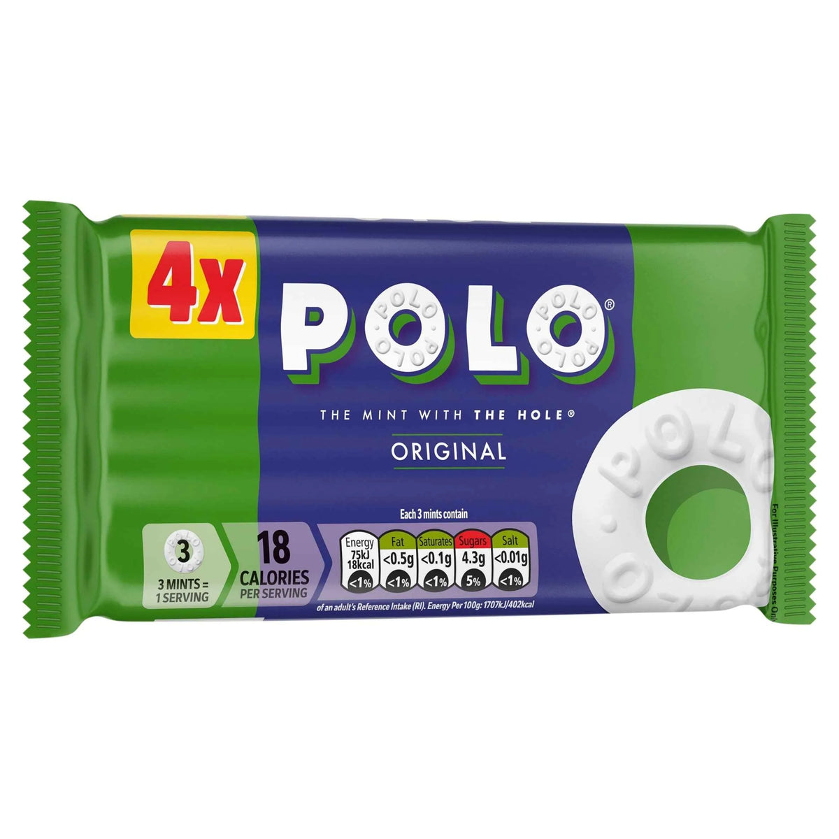 Original Mint Tube Multipack 34g 4 Pack by POLO