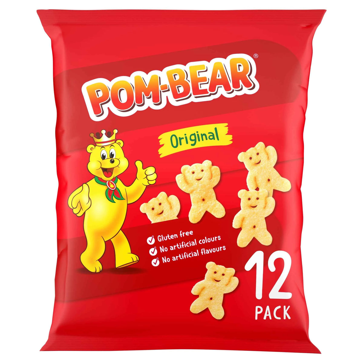 Original Crisps 12 Pack 12 X 13g by POM BEAR