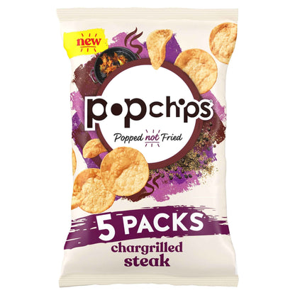 Chargrilled Steak Multipack Crisps by popchips