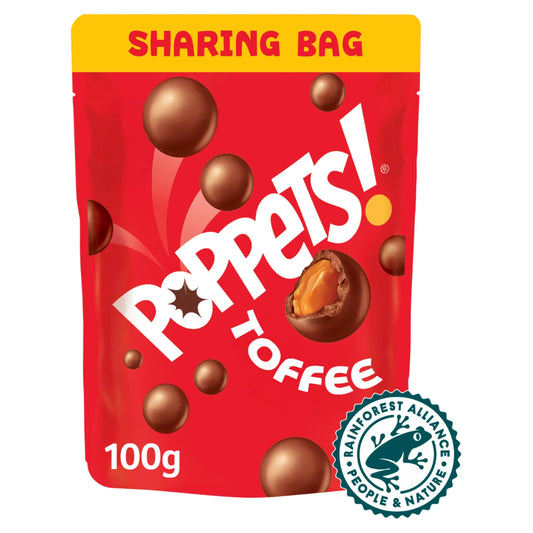 Toffee Pouch 100g by POPPETS