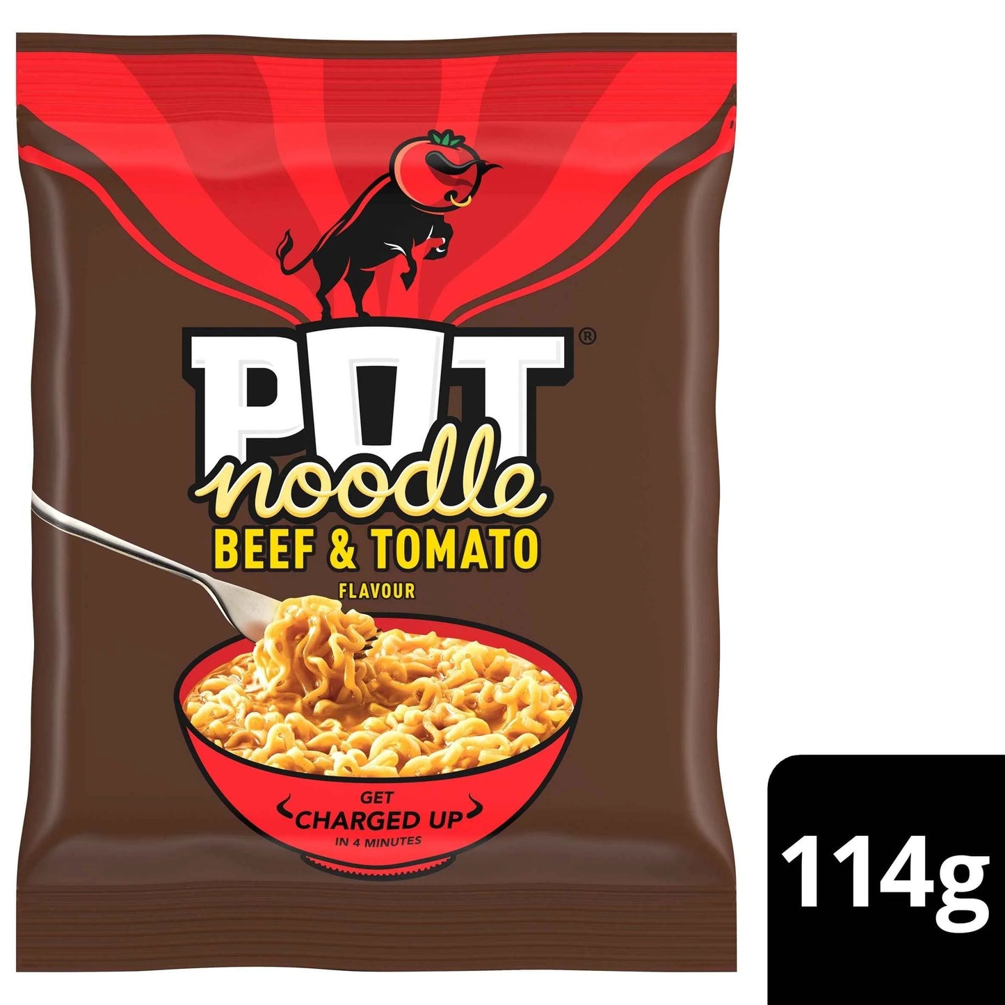 Beef And Tomato Instant Noodles by POT NOODLE