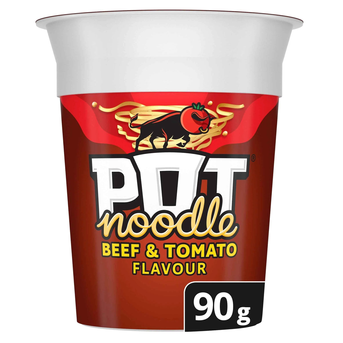 Beef & Tomato Instant Noodles 90g by POT NOODLE
