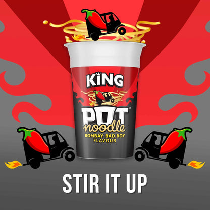 Bombay Bad Boy Instant Noodles by POT NOODLE