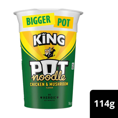 Chicken & Mushroom Instant Noodles by POT NOODLE
