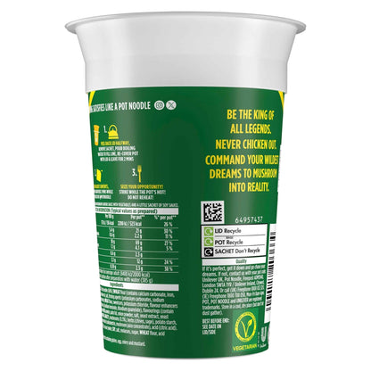 Chicken & Mushroom Instant Noodles by POT NOODLE