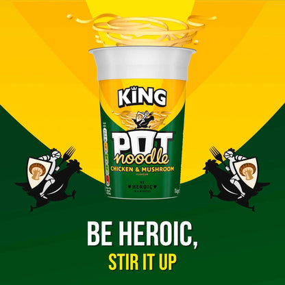 Chicken & Mushroom Instant Noodles by POT NOODLE