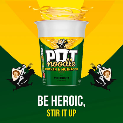 Chicken & Mushroom Instant Noodles by POT NOODLE