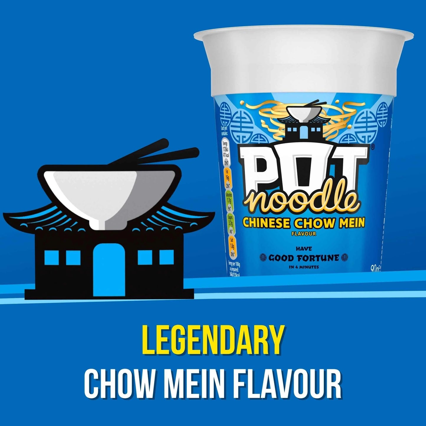 Chinese Chow Mein 90g by POT NOODLE