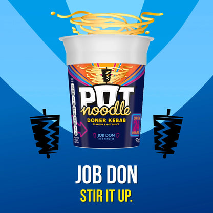 Doner Kebab Instant Noodles 90g by POT NOODLE