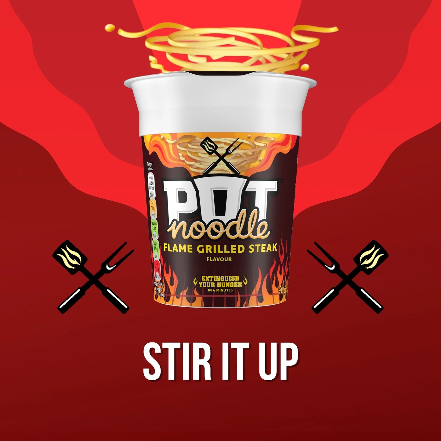 Flame Grilled Steak 90g by POT NOODLE