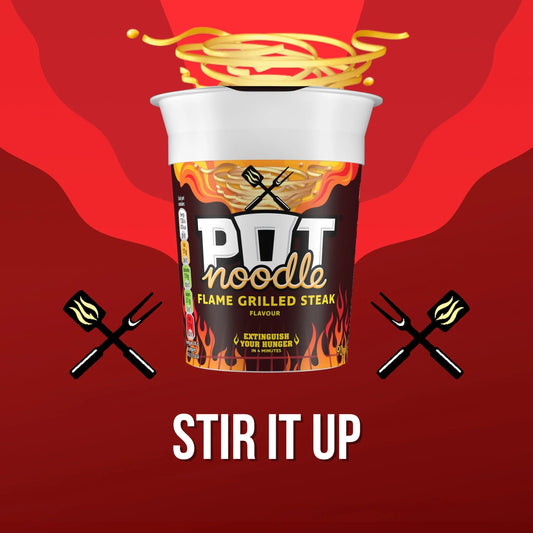 Flame Grilled Steak 90g by POT NOODLE