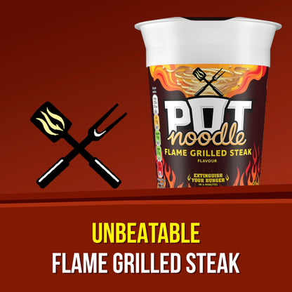Flame Grilled Steak 90g by POT NOODLE