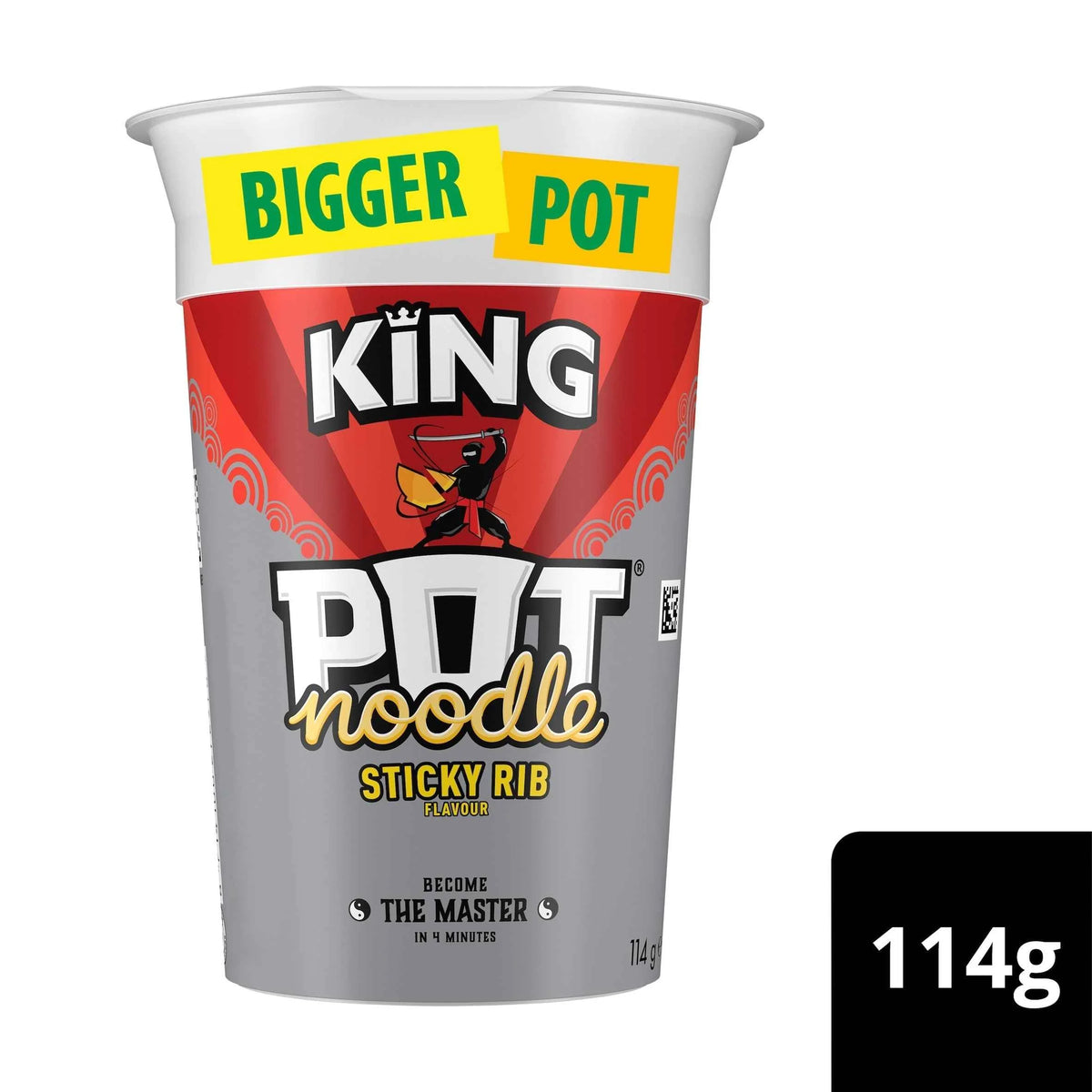 Sticky Rib Instant Noodles King by POT NOODLE
