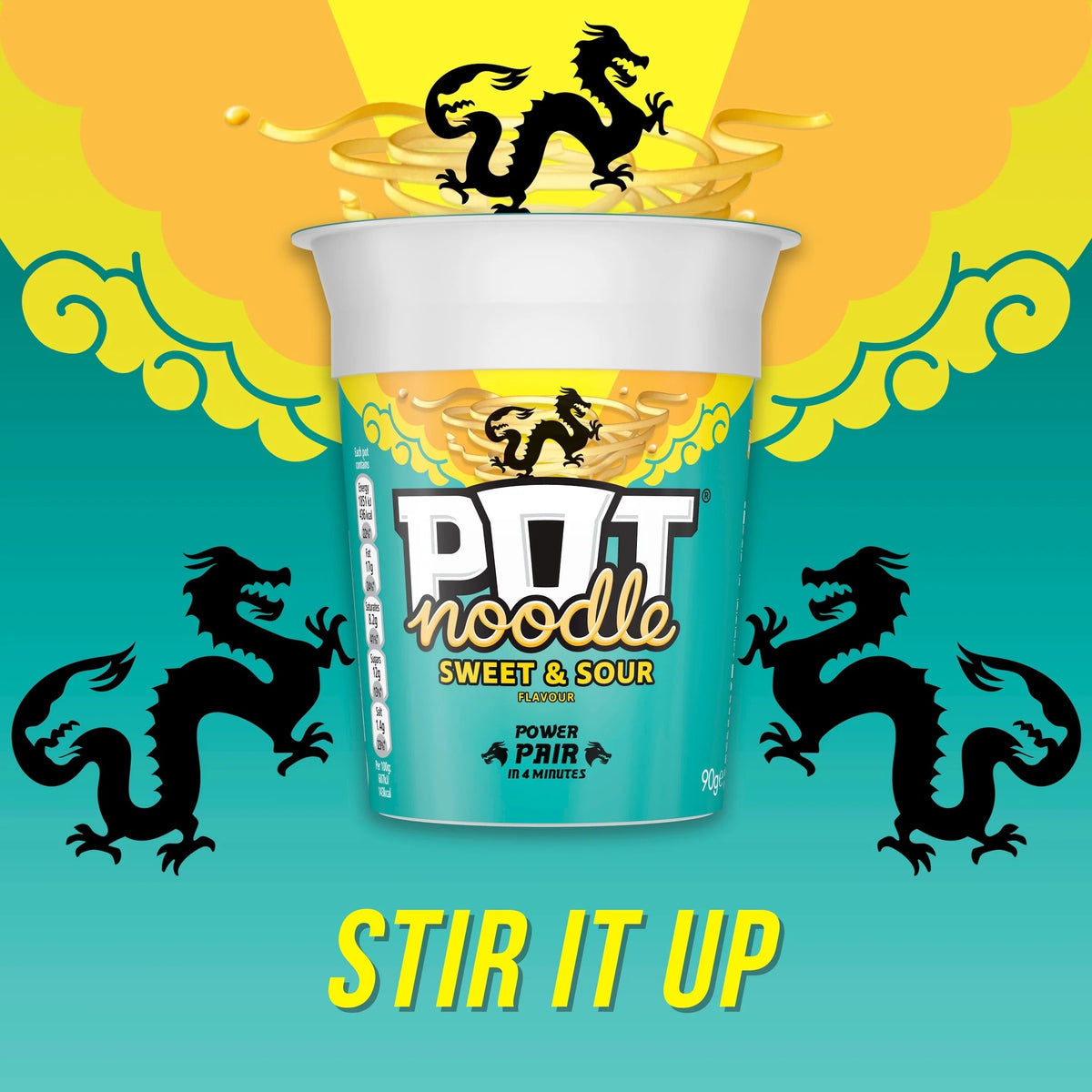 Sweet & Sour Instant Noodles 90g by POT NOODLE
