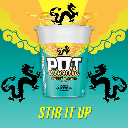Sweet & Sour Instant Noodles 90g by POT NOODLE