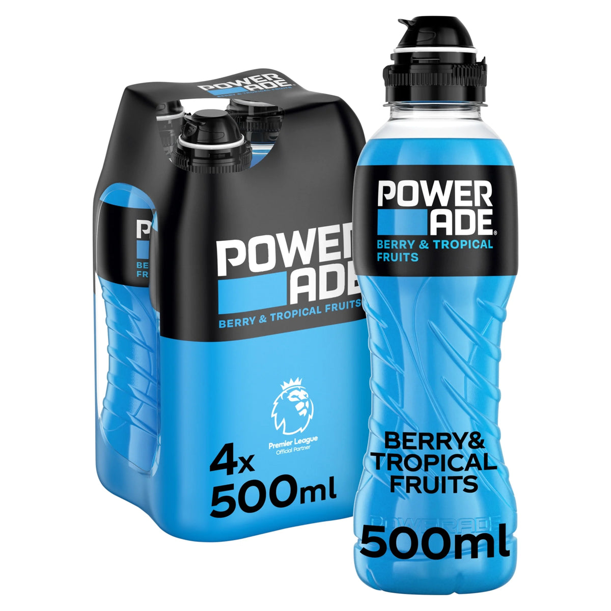 Berry & Tropical Fruits 4 X 500ml by POWERADE