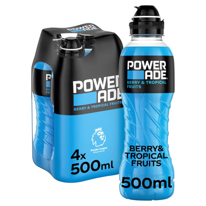 Berry & Tropical Fruits 4 X 500ml by POWERADE