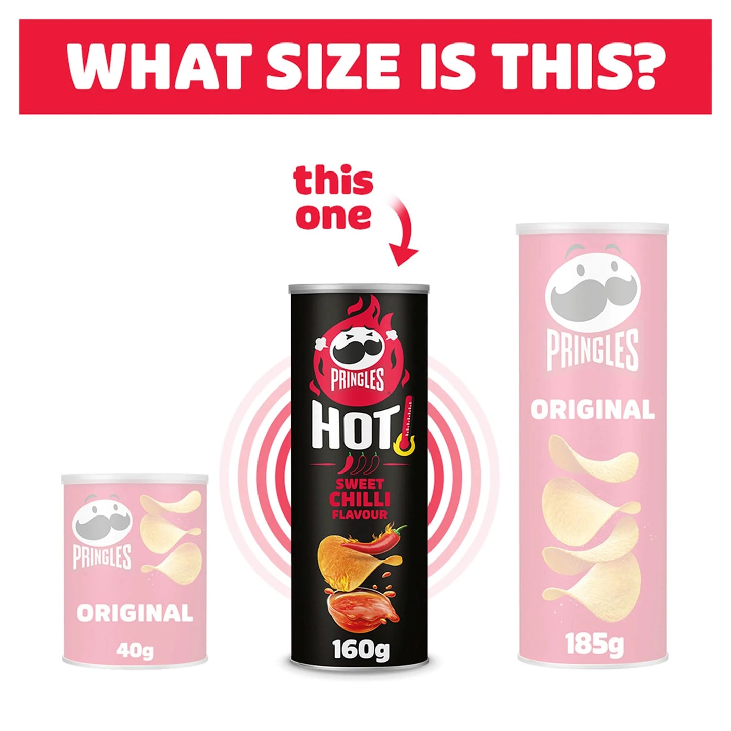 Hot Sweet Chilli Flavour 160g by PRINGLES