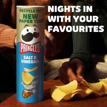 Salt & Vinegar Sharing Crisps 185g by PRINGLES