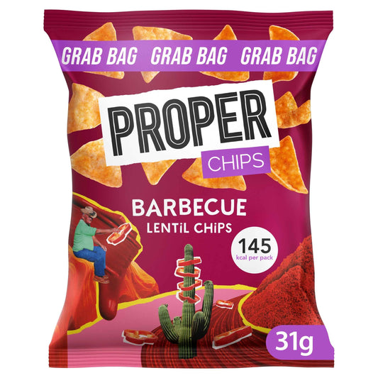 Barbecue Lentil Chips 31g by PROPER