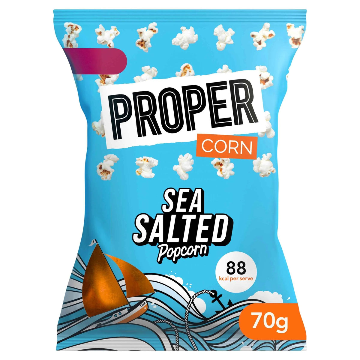 Proper Sea Salted Popcorn 70g by PROPERCORN