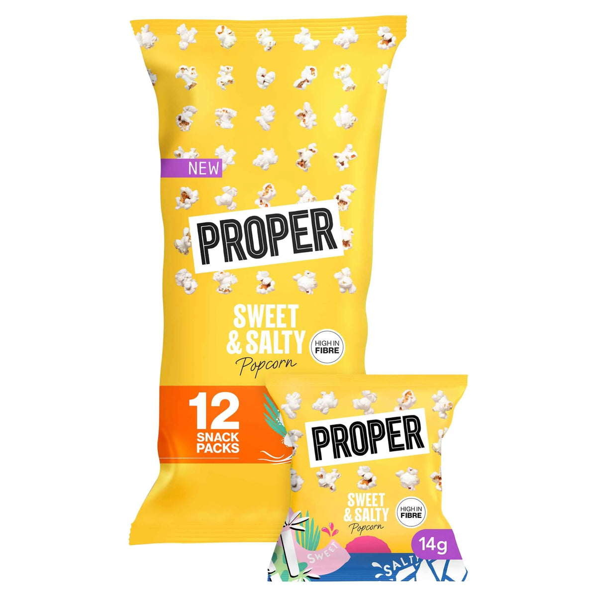 Sweet & Salty Popcorn 12 X 14g by PROPER