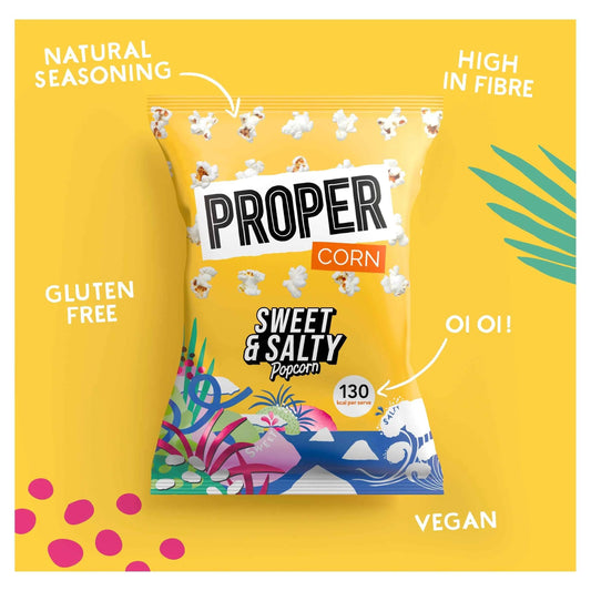 Proper Sweet & Salty Popcorn Sharing Bag 90g by PROPERCORN