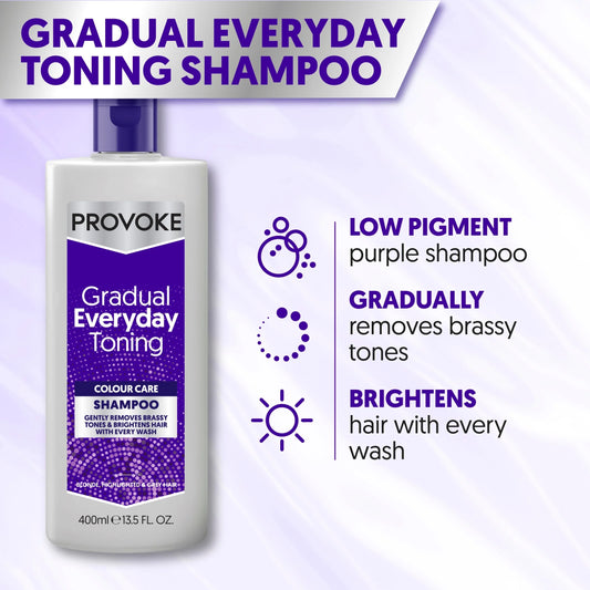 Gradual Everyday Toning Shampoo 400ml by PROVOKE
