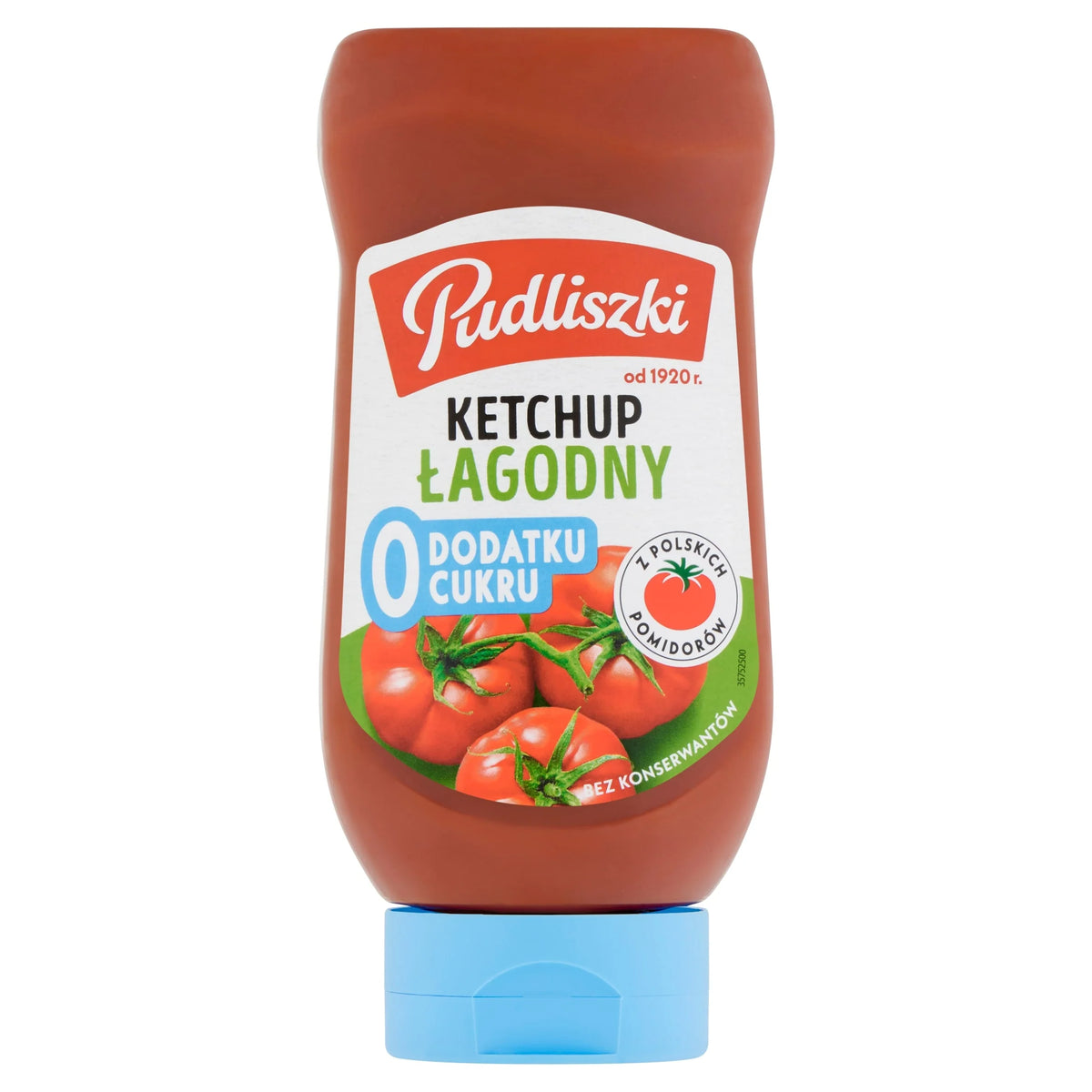 Mild Tomato Ketchup Zero Sugar 440g by Pudliszki