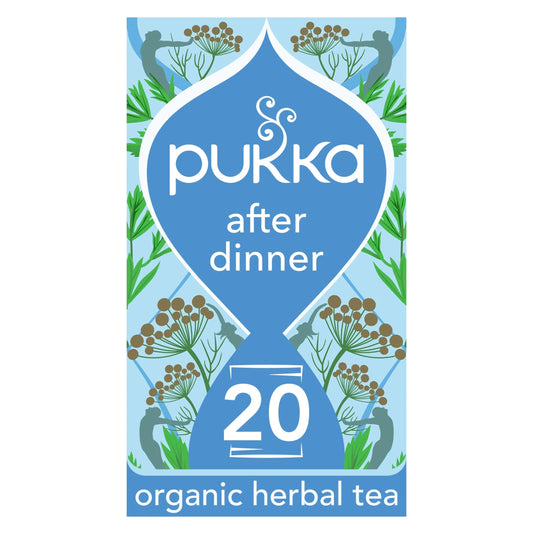 Pukka Organic After Dinner Tea With Fennel For Digestion 20 Herbal by