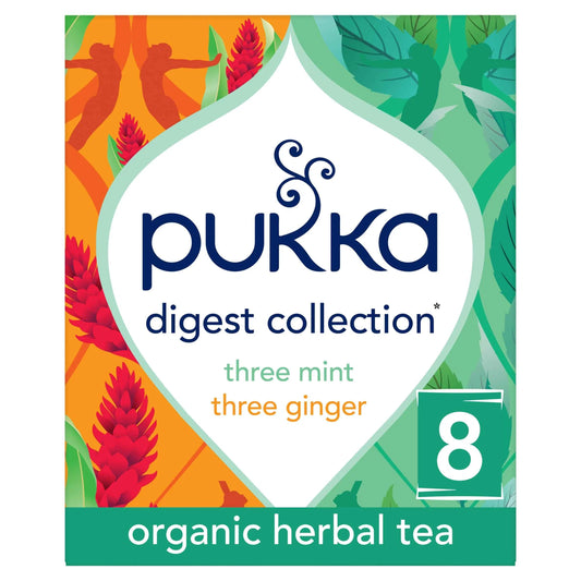 Organic Digest Collection With Peppermint And Ginger 8 Tea by Pukka