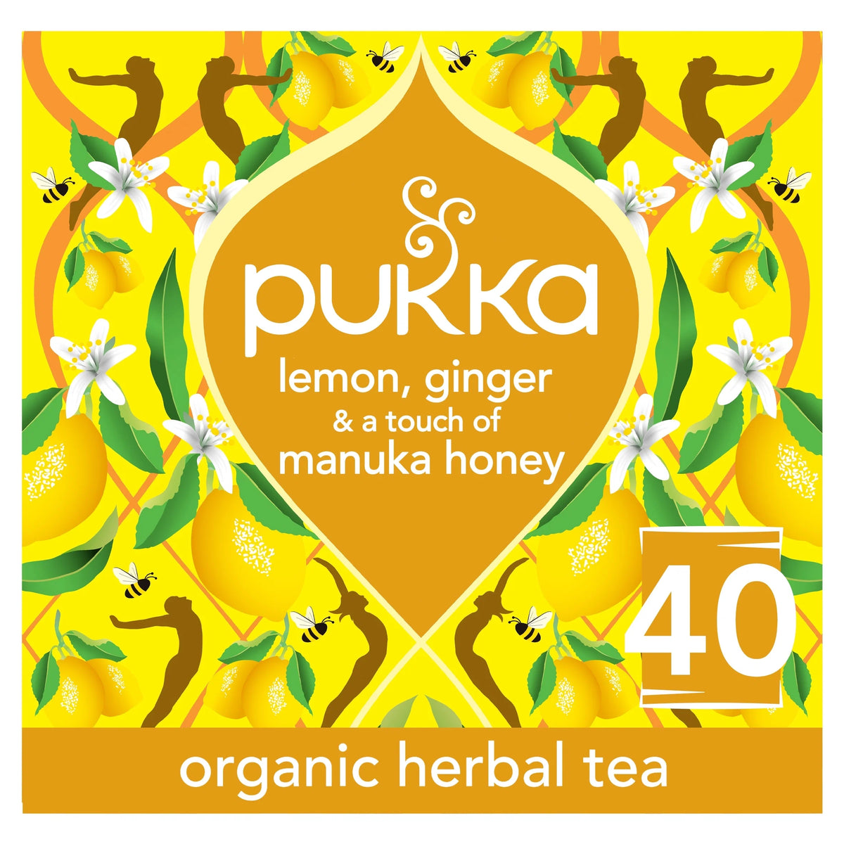 Organic Lemon, Ginger & A Touch Of Manuka Honey 40 Immunity by Pukka
