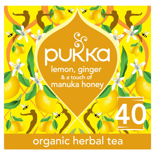 Organic Lemon, Ginger & A Touch Of Manuka Honey 40 Immunity by Pukka