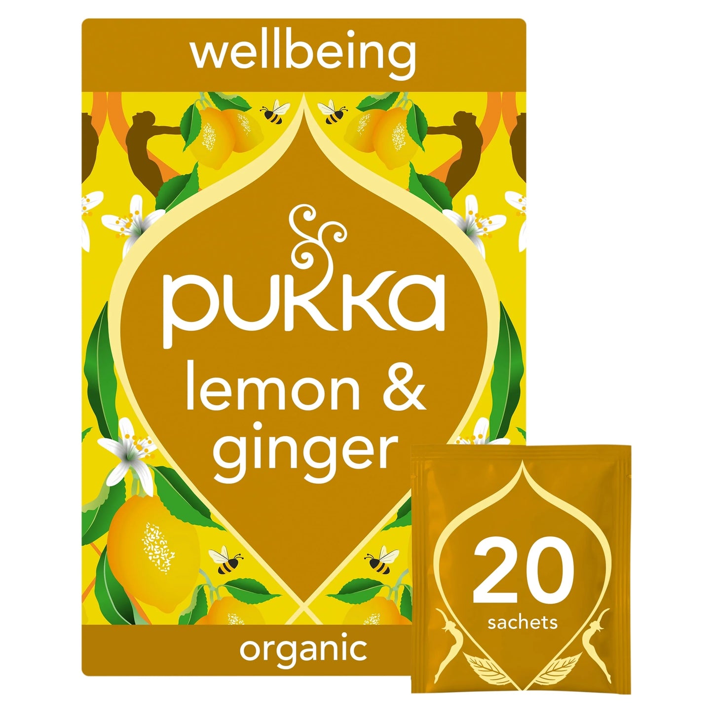 Organic Lemon Ginger And A Touch Of by Pukka