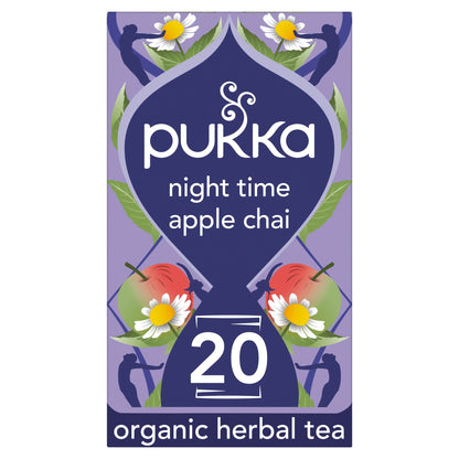 Organic Night Time Apple Chai Herbal by Pukka