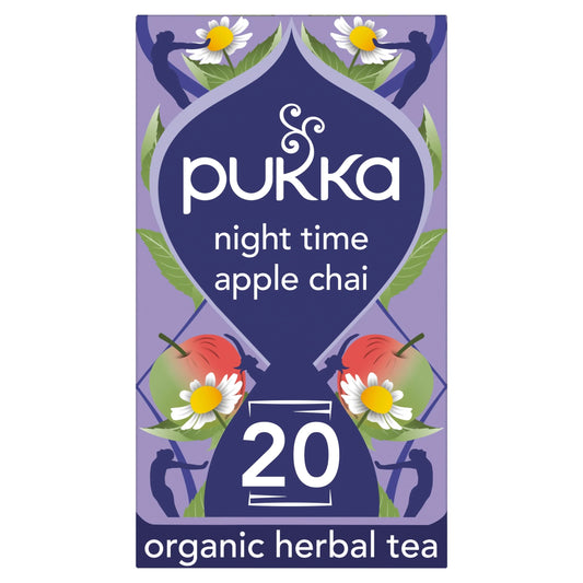 Organic Night Time Apple Chai Herbal by Pukka
