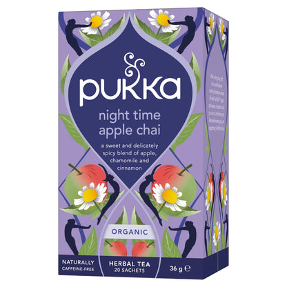 Organic Night Time Apple Chai Herbal by Pukka