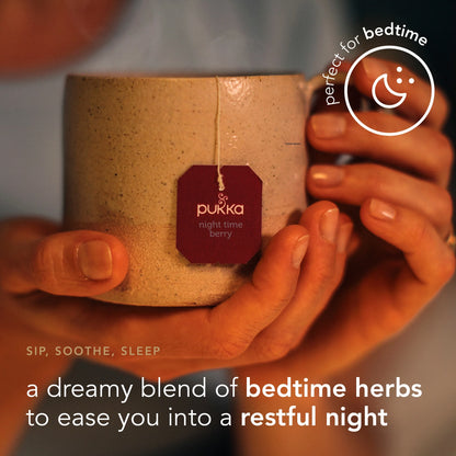 Organic Night Time Berry Herbal Tea by Pukka
