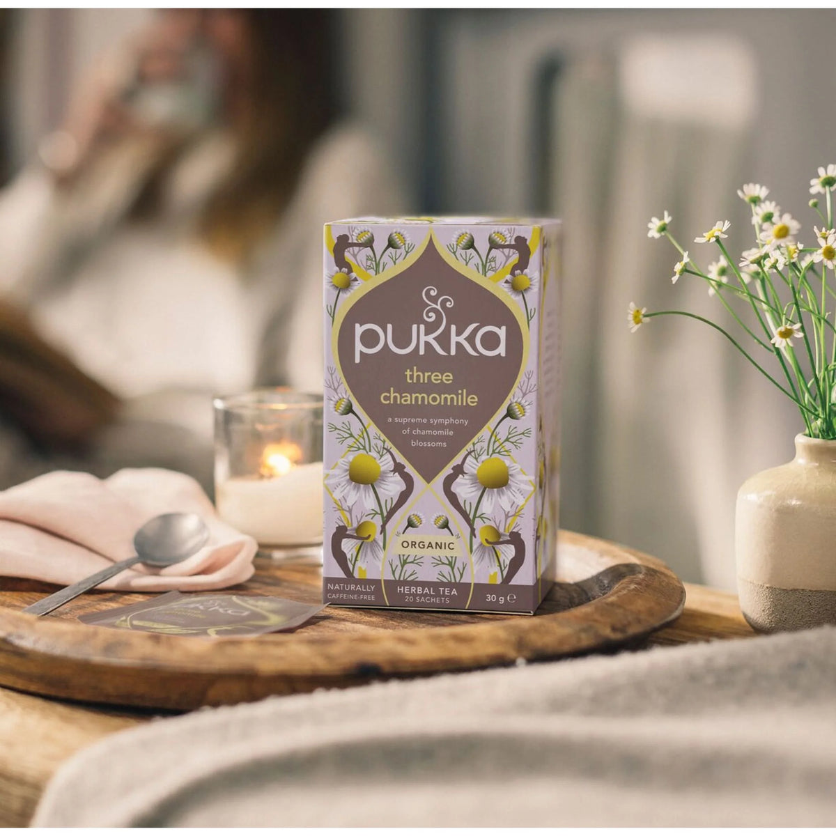 Pukka Organic Three Chamomile Herbal Tea 20 by PUKKA HERBAL AYURVEDA