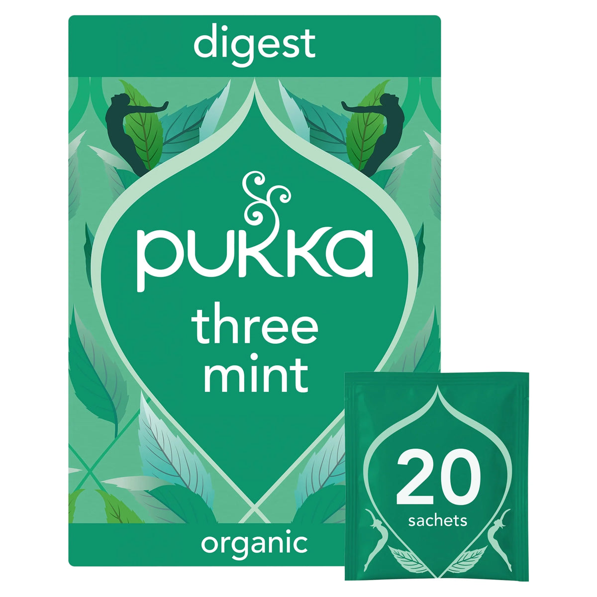 Organic Three Mint Tea With Peppermint by Pukka