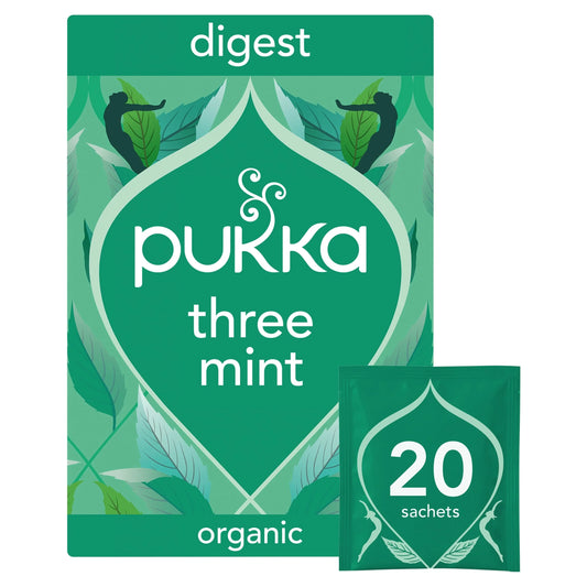 Organic Three Mint Tea With Peppermint by Pukka