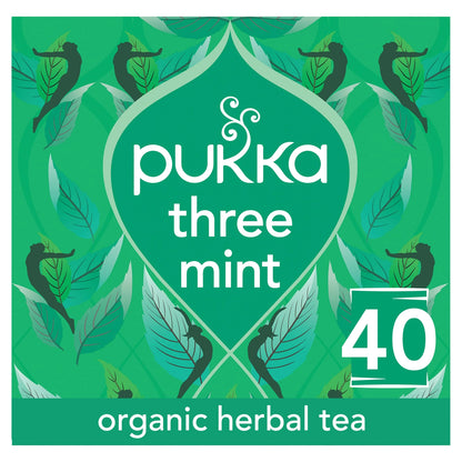 Organic Three Mint Tea With Peppermint by Pukka